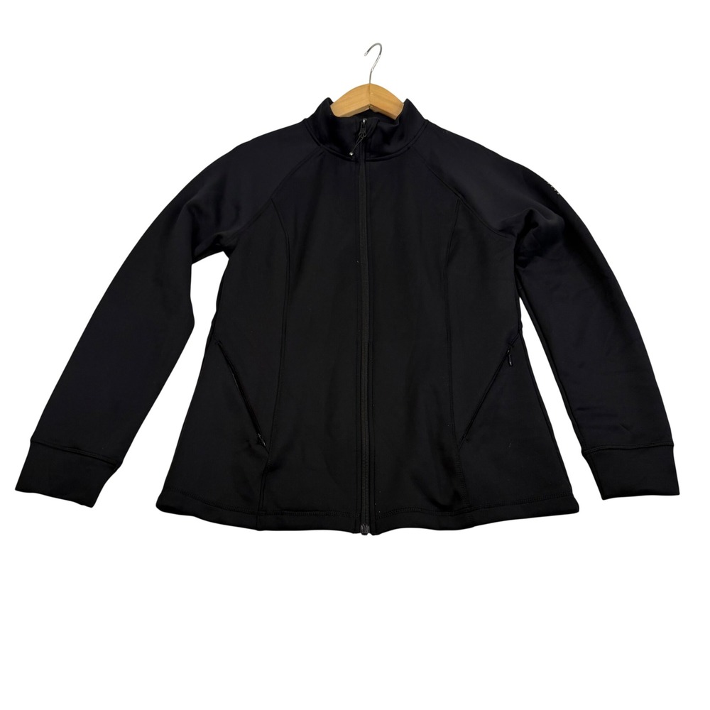 32 Degrees Heat Womens Small Black Full Zip Mock Neck Athletic Jacket T2515880